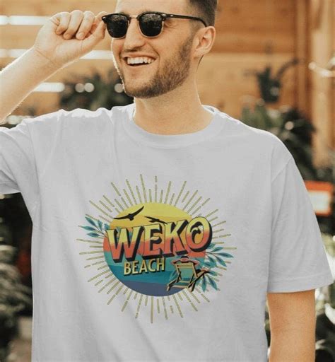 Weko Beach T-Shirt Lake Michigan Beach Vacation tee Weko Beach ...