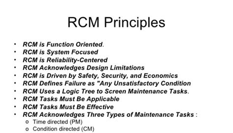 Image result for RCM Principles