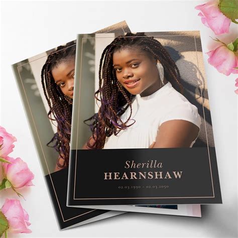 Image result for Funeral Program Templates