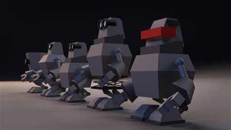 Cartoon Low Poly Robot 的图像结果