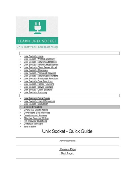 Socket Programing Concepts in Unix 的图像结果