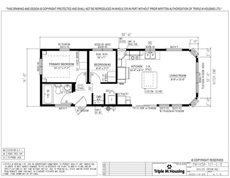Park Model Floorplans - Western Park Models