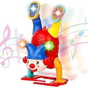 Buy Zest 4 Toyz Musical Clown Upside Down Handstand Joker Toys Dancing ...