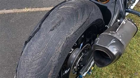 Image result for Michael Dunlop Exploding Tyre