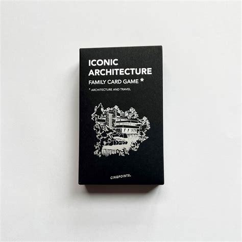NEW! ICONIC ARCHITECTURE Card Game featuring Fallingwater – Fallingwater Museum Store