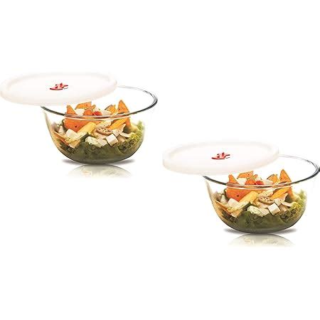 Buy Signoraware Borosilicate Glass Mixing Bowls and Serving Bowls Set ...