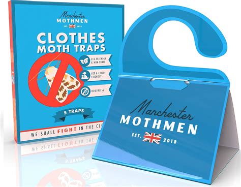Manchester Mothmen Professional Moth Killer Set - 5 Traps for Wardrobes ...