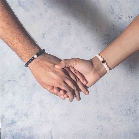 8mm Black Tourmaline & Moonstone Couple Bracelet - Solacely