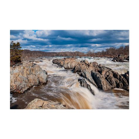 Freezing Cold Day at the Great Falls of the Potomac - Great Falls Virginia Photography Waterfall ...