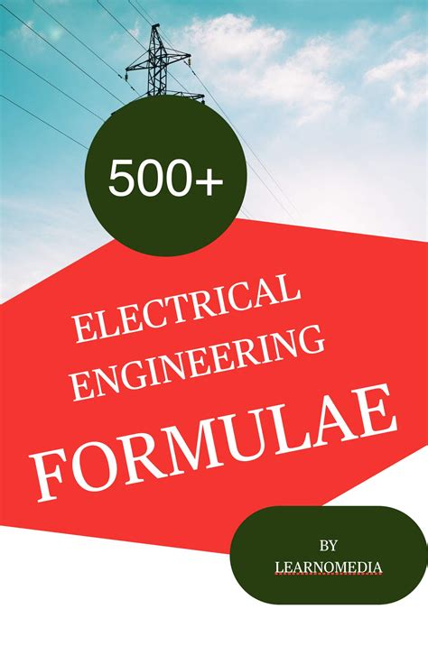 Electrical Engineering Formula Sheet 的图像结果