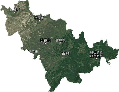 吉林省卫星地图数据资源,吉林省地图数据