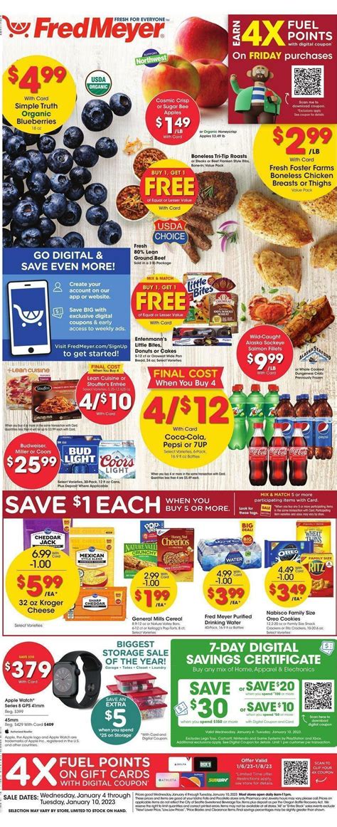 Fred Meyer Weekly Ad & Specials from January 4
