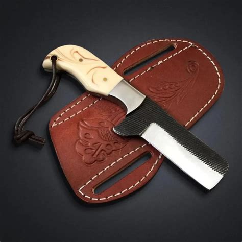 Bull Cutter Knife: Handmade Fixed Blade Custom Cowboy Knife