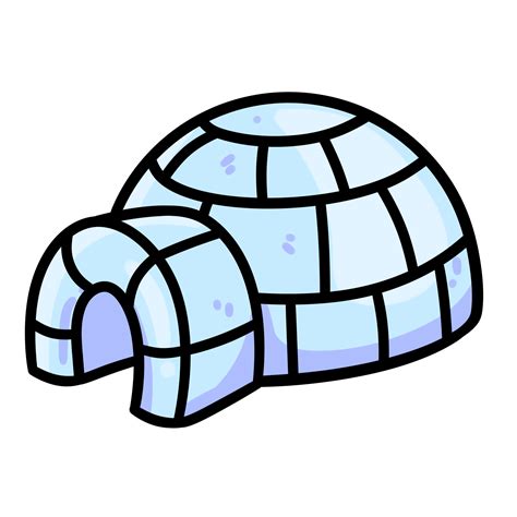 Igloo Clipart Cartoon in 2025 | Clip art, Igloo, Igloo drawing