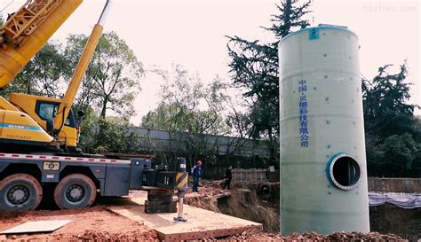 一体化预制泵站安装 玻璃钢一体化污水提升泵站3000mm*6800mm宏帅给排水 - 谷瀑(GOEPE.COM)
