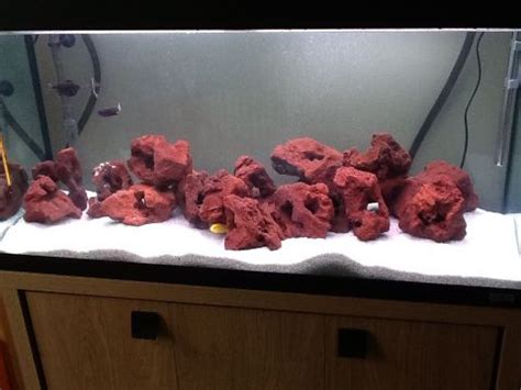 Ocean Free Red Volcano Lava Rock 5 Kg For Aquarium Use Sand Planted ...
