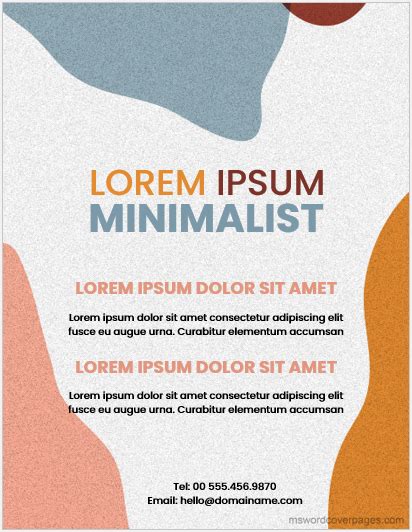 Minimalist Book Cover Designs | Download Edit & Print FREE