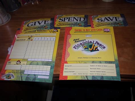 Dave Ramseys Financial Peace Jr. Commission Worksheet | eBay ...