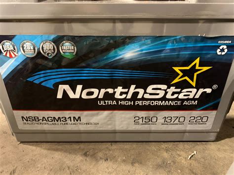 NORTHSTAR NSB-AGM31M ULTRA HIGH PERFORMANCE AGM INDUSTRIAL BATTERY