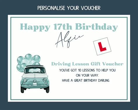 Image result for Driving Lessons Gift Voucher Template