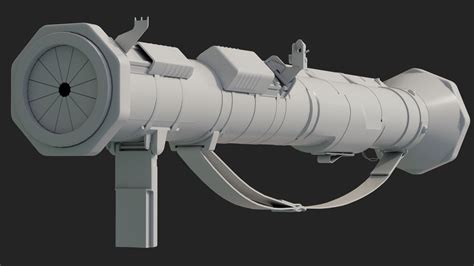 AT4 CS Rocket Launcher 3D Model - TurboSquid 2100690