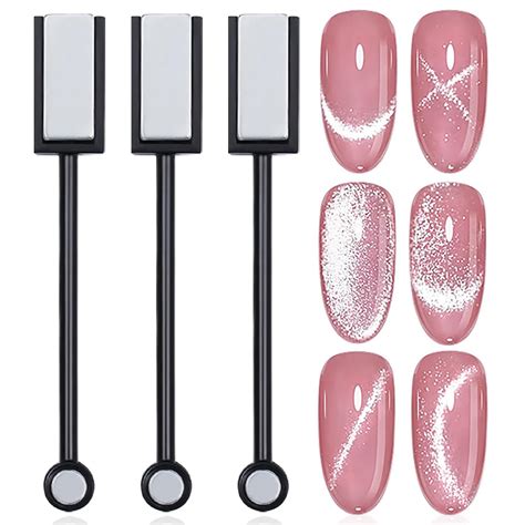 Amazon.com : DANNEASY 3pcs Cat Eye Magnet for Nails Magnetic Gel Nail ...