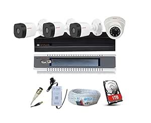 CP PLUS Full HD 8-Channel DVR with 4 Bullet Cameras & 1 Dome Cameras ...