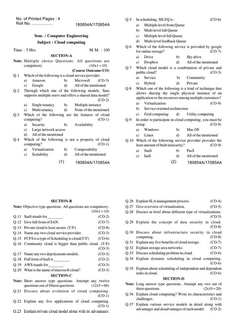ECC Computer Course Questions Paper PDF 的图像结果
