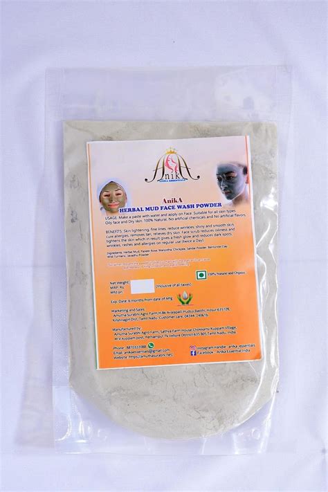 ANIKA HERBAL MUD FACE WASH POWDER : Amazon.in: Beauty