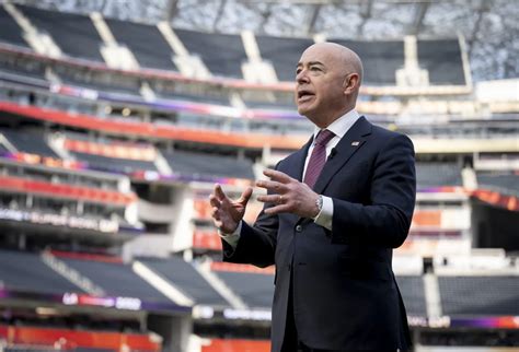 DHS Secretary Alejandro Mayorkas Tours SoFi Stadium (041) | Homeland ...