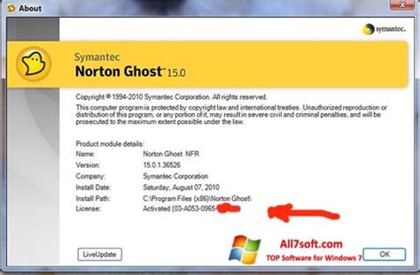 Descargar Norton Ghost para Windows 7 (32/64 bit) en Español