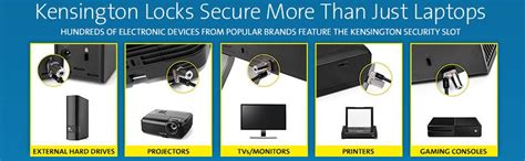 Kensington Combination Cable Lock for Laptops and Other Devices ...