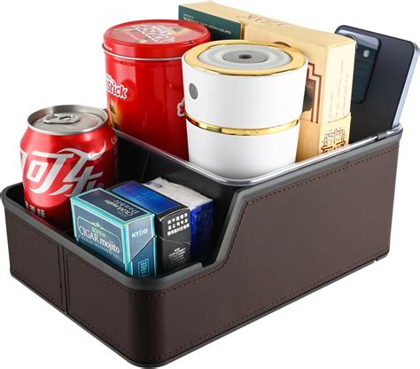 Amazon.com: keketuohai Car Seat Organizer with Phone Holder,Armrest Cup ...