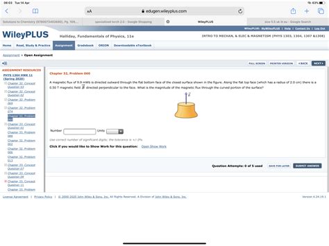 Answered: 06:03 Tue 14 Apr e 63% AA A edugen.wileyplus.com Solutions to Chemistry (9780073402680 ...