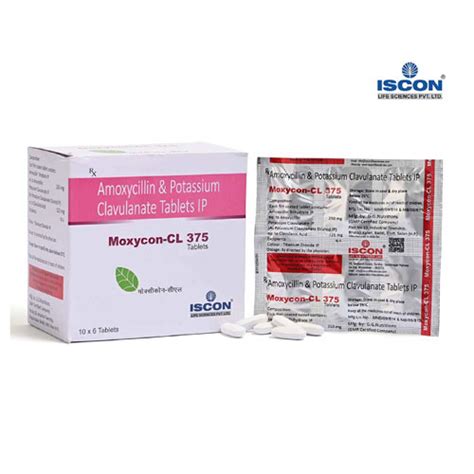 MOXYCON-CL 375 Tablets Iscon Life Sciences Pvt. Ltd