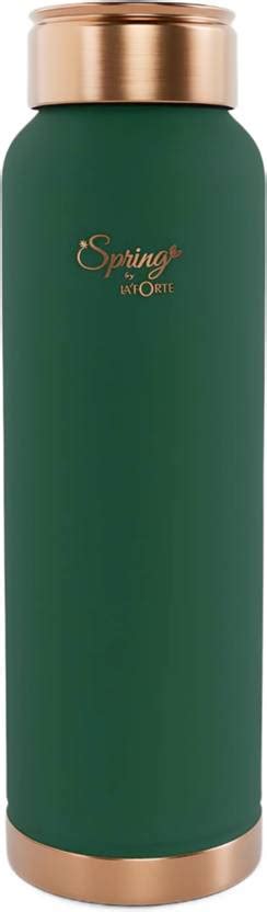 LA'FORTE Original Heavy Gauge Copper Bottle 1000 ml Bottle - Buy LA ...