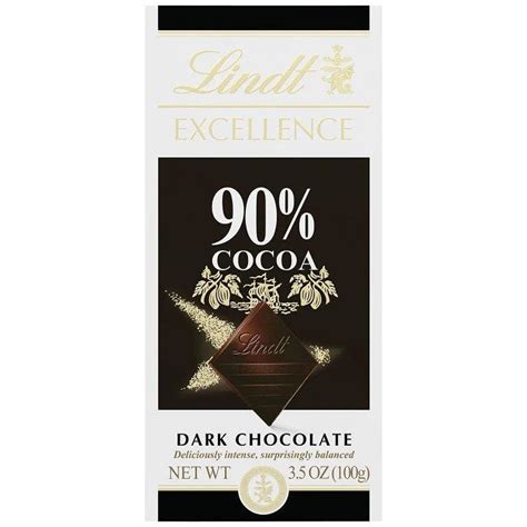 Lindt Excellence 90% Cocoa Dark Chocolate 100g – glamshow