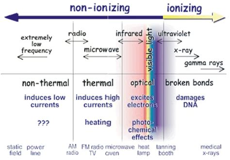 Image result for Types of Radiation Examples