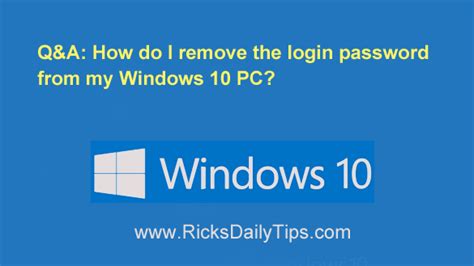 Image result for Remove Password From My Computer