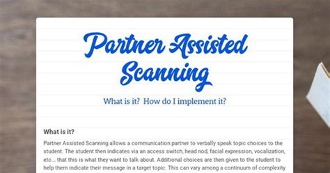 Partner Assisted Scanning 的图像结果