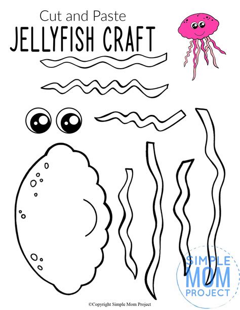 Jellyfish Craft Template