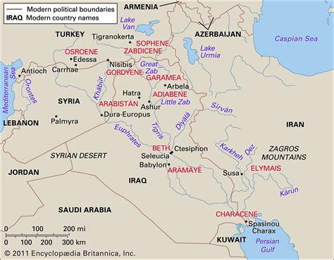 Mesopotamia Political Map