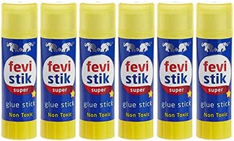 Fevistik Multi-Purpose Super Glue Stick Non Toxic Transparent Adhesive ...