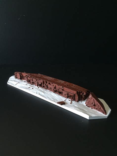 HMHS Britannic Wreck Model Underwater Model Britannic Wreck - Etsy Norway
