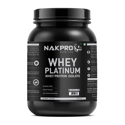 Platinum Whey - Best Indian Whey Protein Isolate for Weight Loss ...