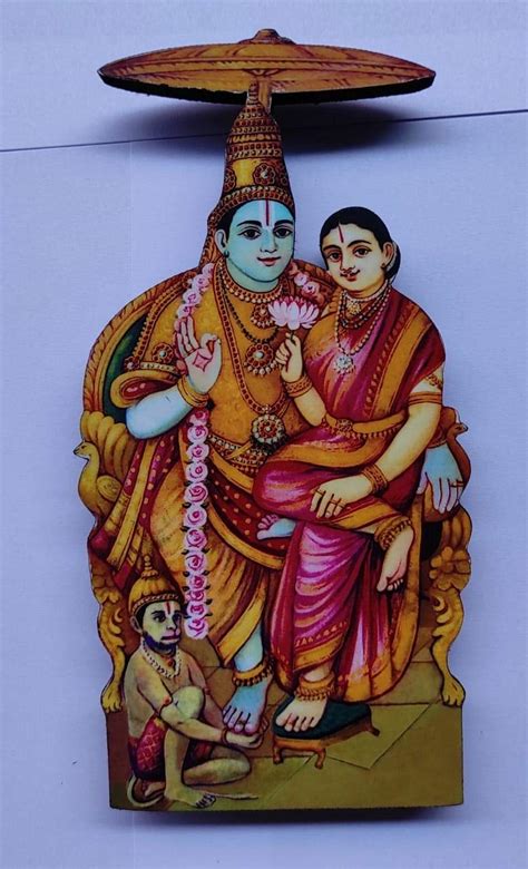 Buy Vils God Shri Ram, Sita Devi & Hanuman Divine Holy Blessing Statue ...