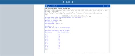 Image result for Python Code Function to Caculate BMI