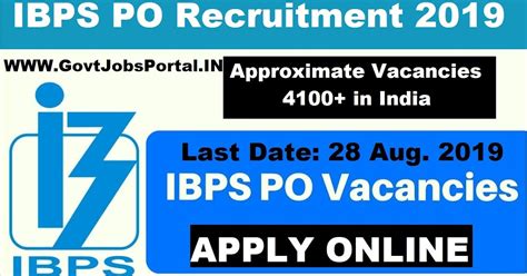 IBPS PO Recruitment Notification 2019 is Out - IBPS PO Recruitment 2019