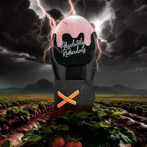 strawberry blackout ice cream sliding mitt – Absolutely Ridiculous innovation for Athletes
