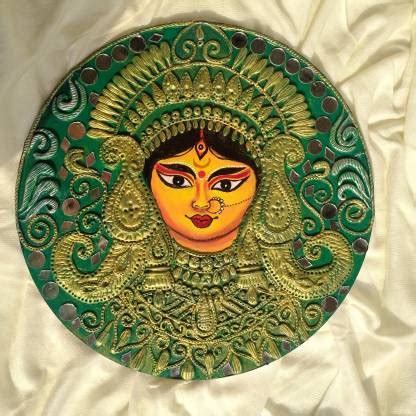 Smartsy DURGA MAA MURAL ART , COMPLETELY HANDMADE , CLAY ART , LIPPAN ...